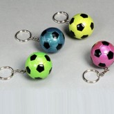 Soccer-metallic-keychain