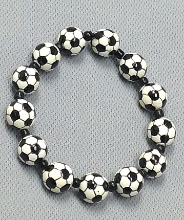 Soccer Ball Doodle Bracelet, 10+