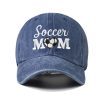 SOCCER MOM Embroidered Cap - Image 6