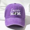 SOCCER MOM Embroidered Cap - Image 5