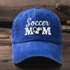 SOCCER MOM Embroidered Cap - Image 7