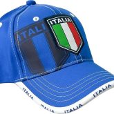 Italy Cap -Adjustable- World Cup Soccer Cotton Hat Blue