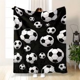 Soccer Blanket - Flannel Throw
