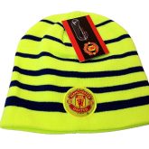 Manchester United Beanie Skull Cap - Neon Green