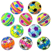 6" Soccer Print Vinyl Ball Assortment