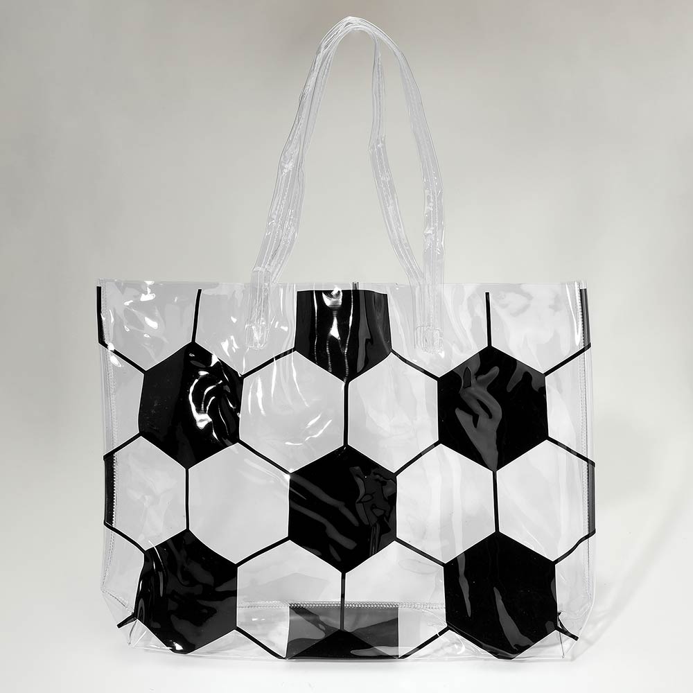 Clear Soccer Tote Bag - Image 2