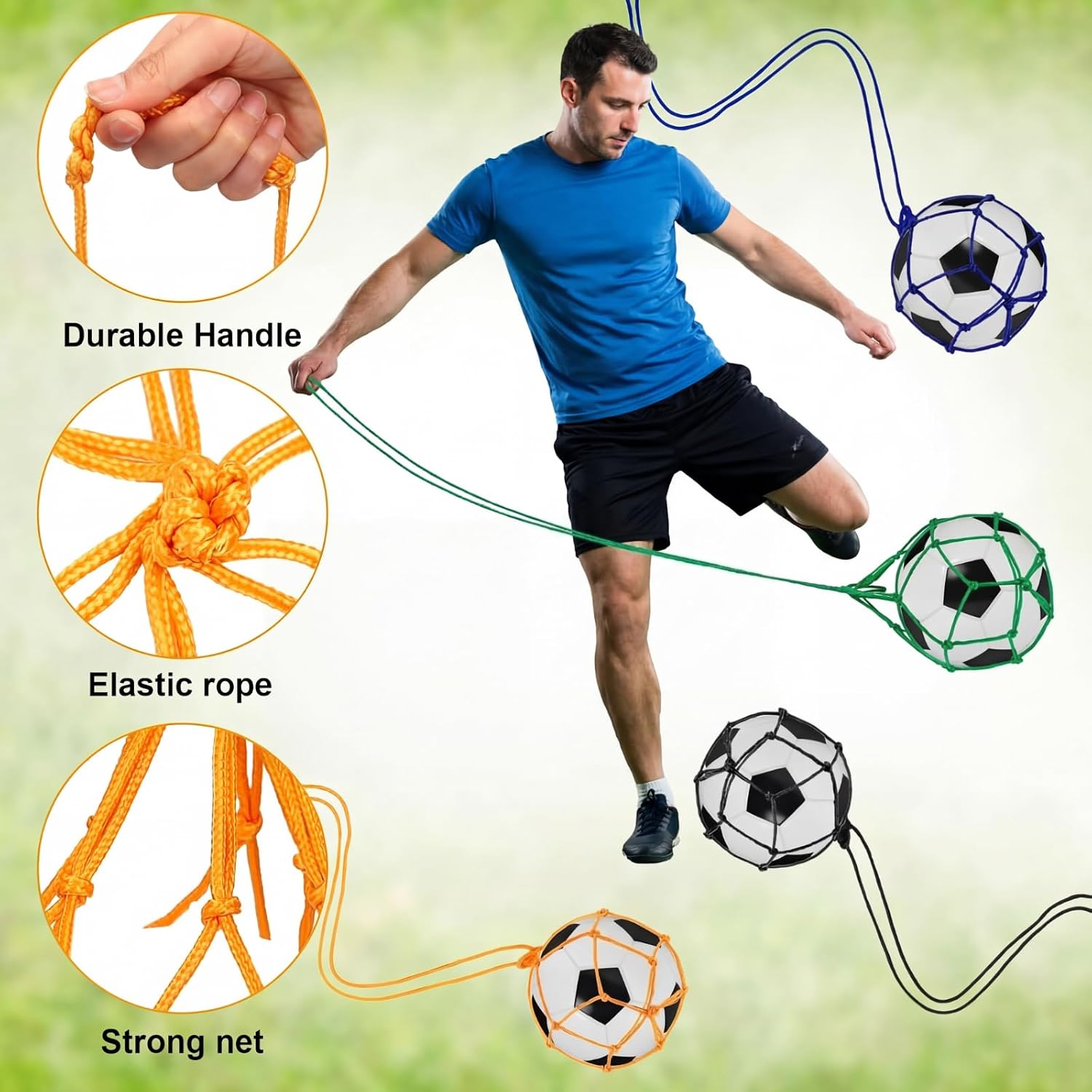 Soccer Kick Trainer with Rebound Net - Image 4