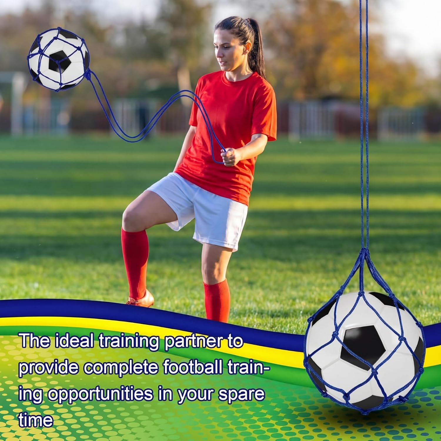 Soccer Kick Trainer with Rebound Net